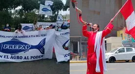 'Hincha Israelita' se une a marcha de Frepap tras no clasificación de Perú al Mundial