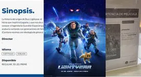 Cineplanet se pronuncia ante polémica por advertencia de la cinta 'Lightyear'