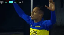Sebastián Villa sacó un 'misil' desde fuera del área y puso el primero para Boca Juniors