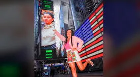 Wendy Sulca aparece en el Times Square: "Estoy demasiado emocionada"