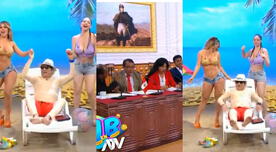 JB en ATV parodia la sesión en la playa del congresista Hernando Guerra García