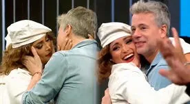Mariella Zanetti y Diego Bertie sorprenden con apasionado beso en “JB en ATV”