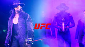 The Undertaker fue homenajeado por el campeón de la UFC antes de entrar al octágono