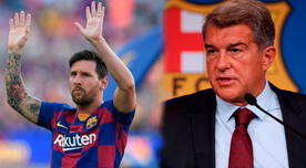 Joan Laporta no descarta el regreso de Lionel Messi a Barcelona: "Estoy en deuda con él"