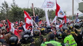 Desfile Militar: Excomandos Chavín de Huántar llegan al Pentagonito y protestan contra Castillo