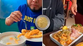 YouTube: peruano encuentra una cevichería que vende platos marinos desde 5 soles