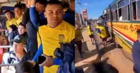 Inaudito: plantel de Sportivo Luqueño vuelve de entrenamiento en un colectivo