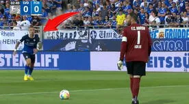 Arquero de Heidenhem quiso salir jugando y cometió insólito blooper en la Bundesliga 2 - VIDEO