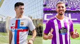 Alineación de Barcelona y Real Valladolid por LaLiga de España 2022