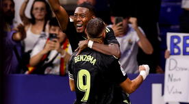 Con un doblete de Benzema: Real Madrid venció por 3-1 a Espanyol por LaLiga