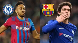 ¡Bomba! Barcelona y Chelsea cerraron acuerdo por Aubameyang y Marcos Alonso