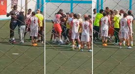 Juan 'Chiquito' Flores fue atacado brutalmente por un futbolista en un torneo de barrio - VIDEO