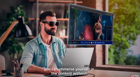 Lenovo lanza lentes que 'proyectan' los programas, juegos y películas que tienes en tu teléfono o pc