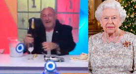 Conductor de TV argentino destapa champagne y celebra muerte de la reina Isabel II