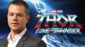 Thor Love and Thunder: Matt Damon habla de su 'particular cameo'