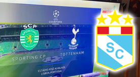Narrador de ESPN confundió a Sporting Cristal con Sporting Lisboa en partido de Champions League