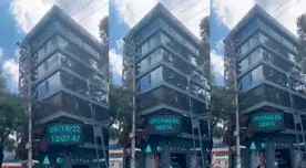 Edificio de siete pisos se balancea tras terremoto de magnitud 7.4 en México [VIDEO]