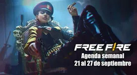 Free Fire muestra su agenda semanal del 21 al 27 de septiembre con muchas novedades