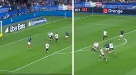 Mbappé se sacó a cuatro rivales de encima y metió el misil para el 1-0 de Francia