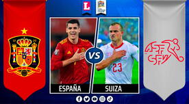 España vs. Suiza EN VIVO: horario y canal de TV para ver partido por UEFA Nations League