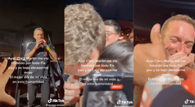 Coldplay: Chris Martin baja del escenario en vivo para abrazar a fan desconsolada - VIDEO