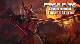 Free Fire: conoce la renovada agenda semanal del 28 de setiembre al 4 de octubre