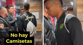 Desilusión: Jugador de Jamaica fue a camerino de Argentina para pedir camiseta y se la negaron