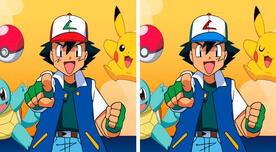 ¿Ves las 5 diferencias en Ash y Picachu? El 99% falló con el desafío de Pokémon