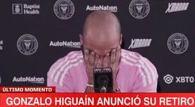 ¡Oficial! Gonzalo Higuaín anuncia su retiro del fútbol profesional entre lágrimas