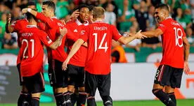 Con Cristiano de titular, Manchester United superó 3-2 al Omonia por Europa League