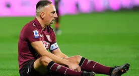 Franck Ribéry decidió retirarse del fútbol por aquejar constantes lesiones en su rodilla