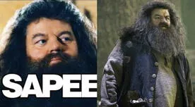 ¿Por qué Hagrid, personaje de Robbie Coltrane, era conocido como "el peluca sape"?