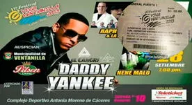 El día en el que una entrada para ver a Daddy Yankee costó 10 soles
