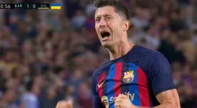 Robert Lewandowski hace magia en Barcelona con dos pinturitas de gol ante el Villarreal