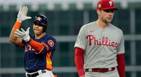 Astros se quedó con el Juego 2 de la Serie Mundial MLB tras vencer a Phillies