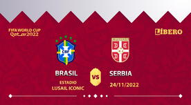 ¿A qué hora y dónde ver Brasil vs. Serbia por el Grupo G del Mundial?