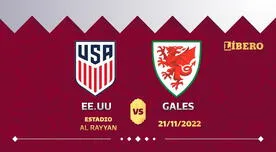 ¿A qué hora juega Estados Unidos vs. Gales HOY por el Mundial de Qatar 2022?