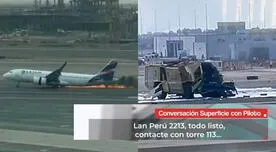 Accidente Latam: Se revela audio del día en el que avión chocó con camión de bomberos