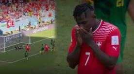 Embolo marcó el 1-0 de Suiza ante Camerún con un soberbio remate