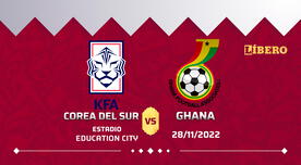 ¿A qué hora y dónde ver Corea del Sur vs. Ghana por el Mundial Qatar 2022? ¿A qué hora y dónde ver Corea del Sur vs. Ghana por el Mundial Qatar 2022?