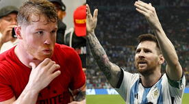 Messi pisó camiseta de México y Canelo Álvarez lo amenazó: "Que pida a Dios que no me lo encuentre"