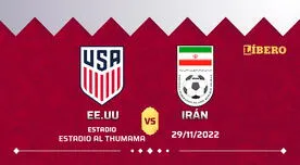 ¿A qué hora y dónde ver Estados Unidos vs. Irán por el Mundial Qatar 2022?