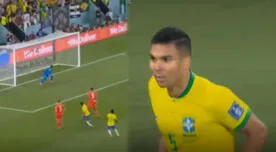 Casemiro y el fantástico remate para poner el 1-0 de Brasil sobre Suiza en Qatar 2022