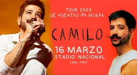 Camilo en Perú: ¿Cómo comprar y cuáles son los precios de las entradas para su concierto?