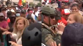 Periodista Josefina Townsend fue agredida por turba de manifestantes a favor de Pedro Castillo