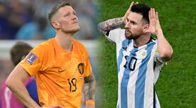 El neerlandés que Messi llamó "bobo" respondió a la polémica con la 'Pulga'