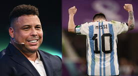 Ronaldo Nazario se rinde ante Messi y la Argentina: "Este mundial lo merecemos todos"