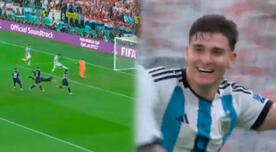 ¡A un paso de la final! Golazo de Julián Álvarez para el 2-0 de Argentina ante Croacia