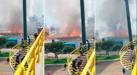 Lurín: explosión e incendio en taller de pirotécnicos despierta la alarma entre bomberos