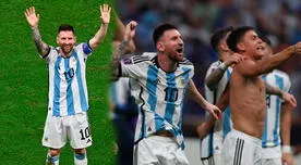 Lionel Messi llora de emoción tras ganar el Mundial con Argentina